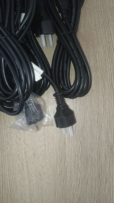 Kable zasilające do komputera. 3m. 13 sztuk