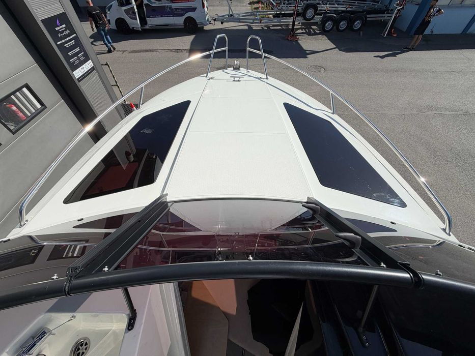 TEXAS 596 z Honda BF 135 i przyczepa - nowy kompletny zestaw od ręki
