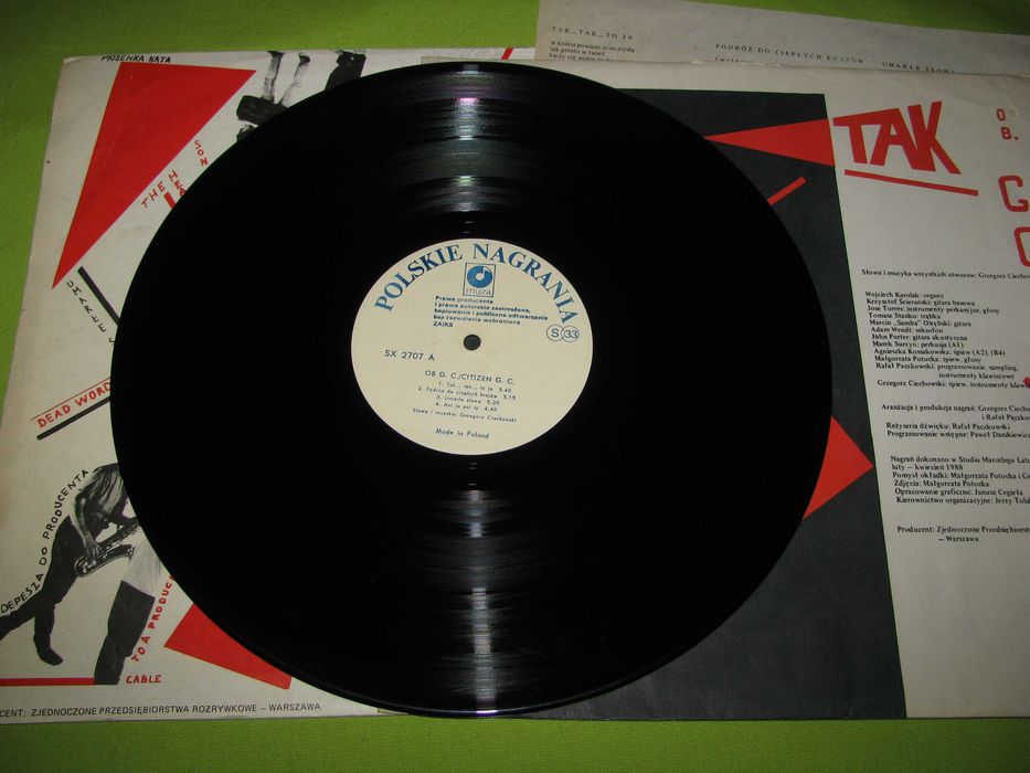 Obywatel GC Ob. GC - Tak Tak Stan EX winyl LP