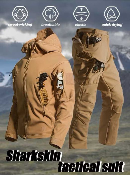 Софтшел ЧОЛОВІЧИЙ КОСТЮМ комплект: куртка + штани,, ВСЕСЕЗОННИЙ