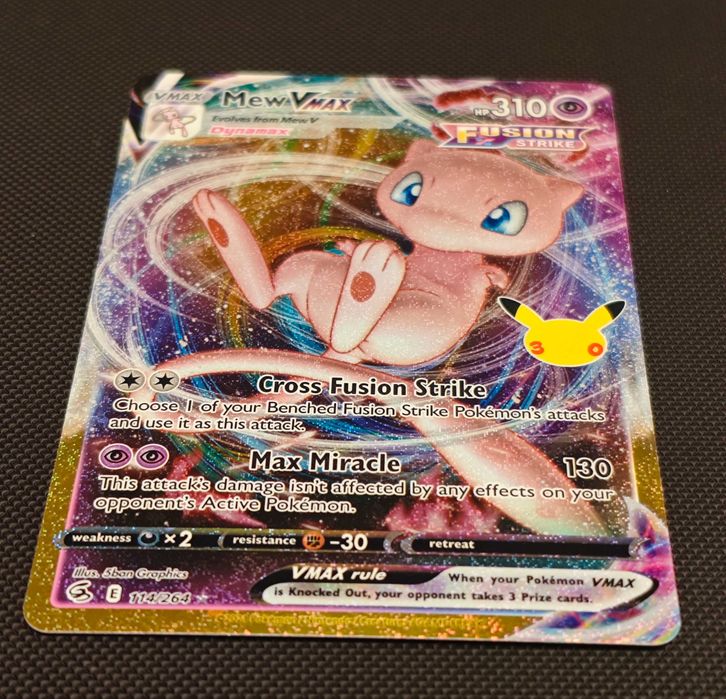 Mew Vmax Pokemon 30th Celebration