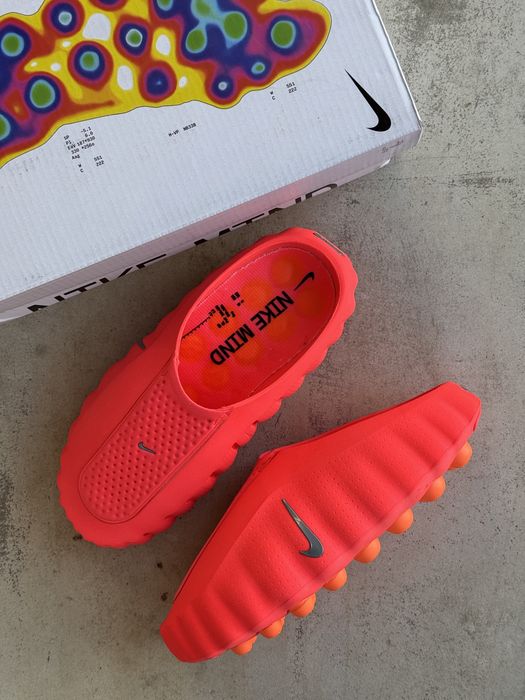 36-45 Червноні капці найк майнд 001,Nike Mind 001 Solar Red,тапки найк