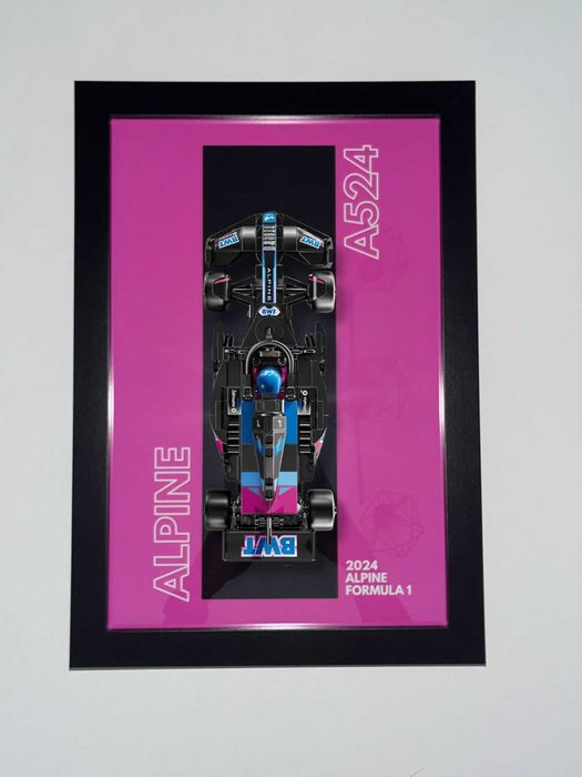 Ramka na Lego Bolid F1 BWT Alpine Team A524 (77248)