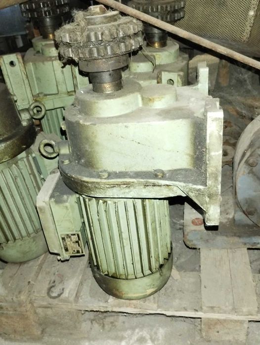 Мотор редуктор німецкий, германский, ГДР, мотор-редуктор інструм.
