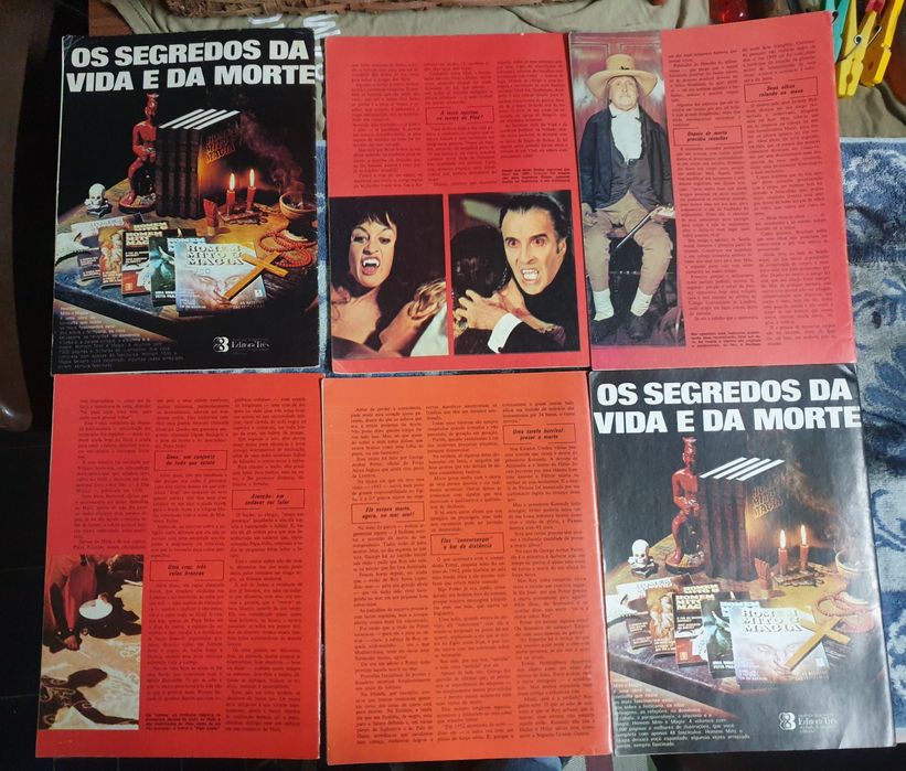 Revistas antigas Homem,mito&magia