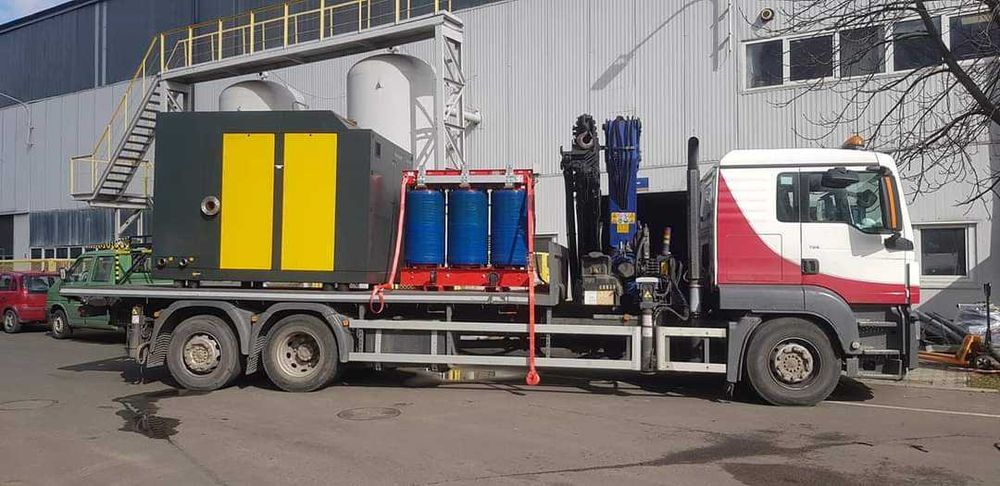 Usługi HDS transport montaż kontenery maszyny Sosnowiec Katowice Śląsk