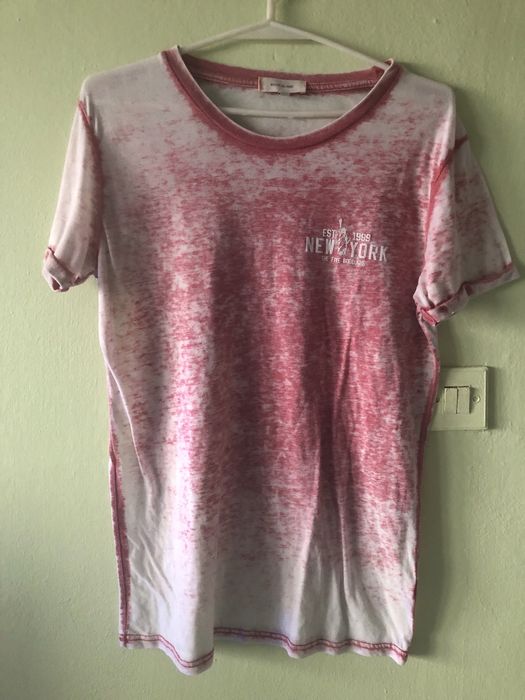 Koszulka ombre z nadrukiem rozmiar S River Island