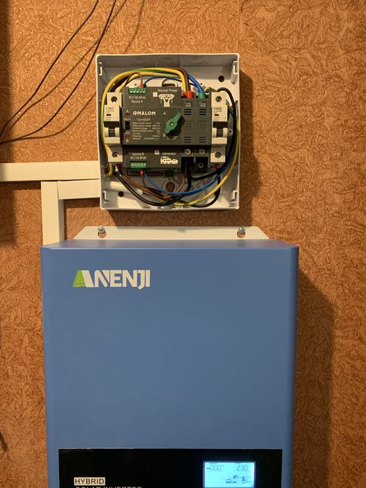 Монтаж сонячного інвертора