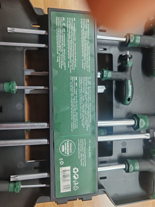 Jogo de chaves torx e allen