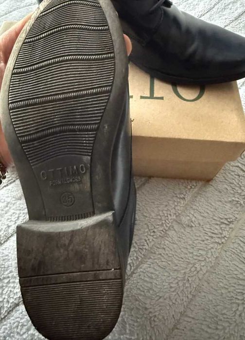 Buty wizytowe chłopięce OTTIMO r. 35 | Półbuty galowe garnitur/granatowe