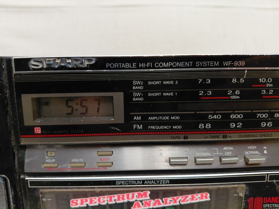 Магнітофон SHARP WF-939.