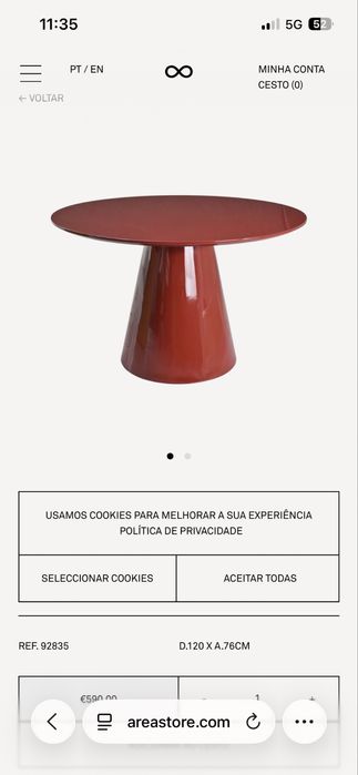 Mesa Split 120 da Area Store