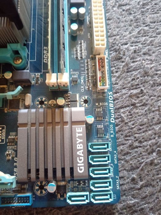 Продам комплект gigabyte ga a75m-D2H