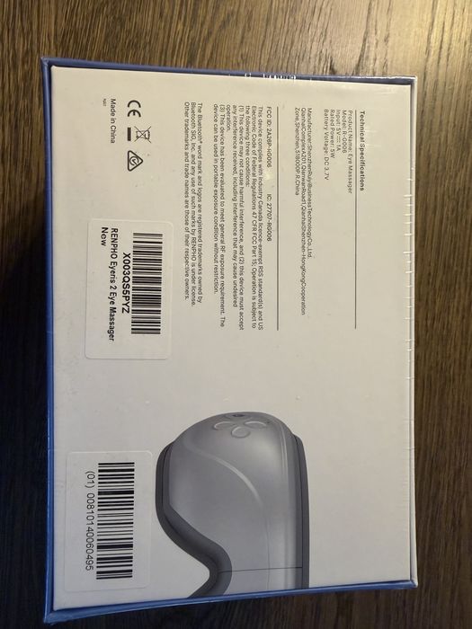 bezprzewodowy masażer oczu RENPHO Eyeris 2 (model R-G006)