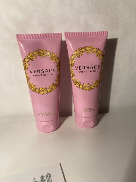 Zestaw VERSACE Bright Crystal balsam do ciała + żel pod prysznic 100ml