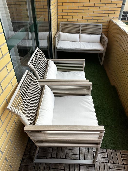 Conjunto jardim exterior