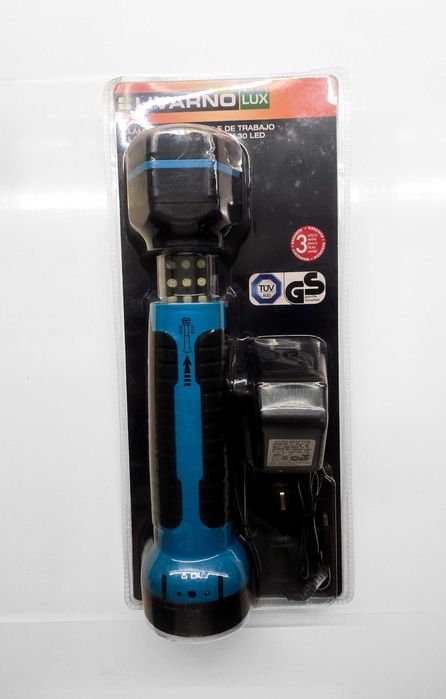 Lanterna 30 LED extensível com suporte magnético on/off automático