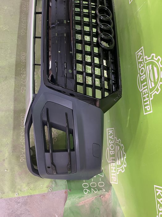 Бампер передній в зборі audi q7 4m 2015-2019 бампер передний ку7