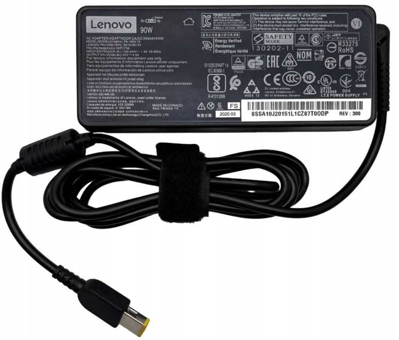 Zasilacz Lenovo wtyczka slim do ThinkPad Yoga Carbon Edge LEGION Tiny