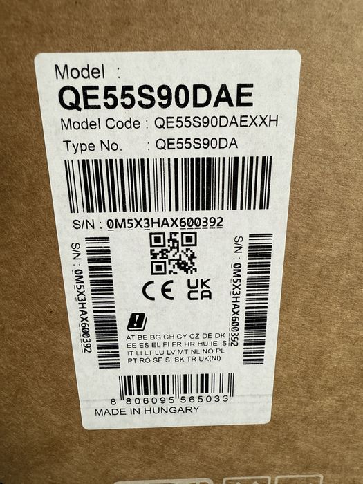 Телевізор Samsung OLED QE-83S90D, 77S90D, 65S90D, 55S90D