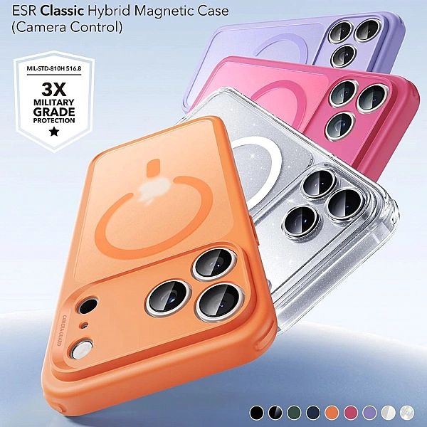 Etui ESR Classic Hybrid MagSafe na iPhone 17 Pro Max - przezroczysto-p