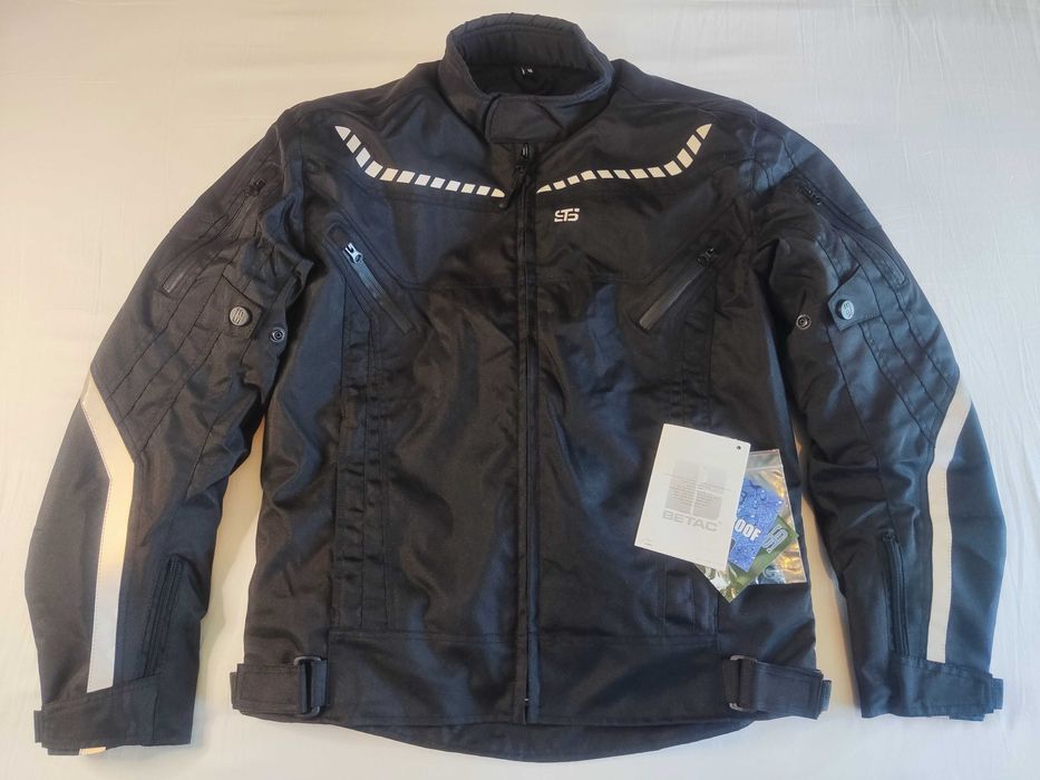 Casaco de mota c/proteções senhora 3 camadas novo