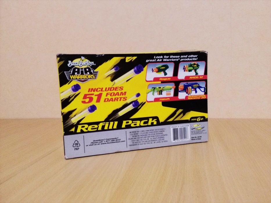 Buzz Bee Toys дротики запасной блок
