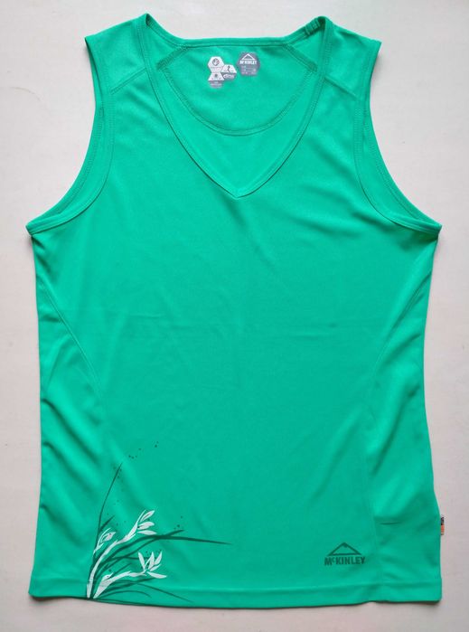 Майка McKINLEY Eila DRY-PLUS Wos M-L D42 green в'язана