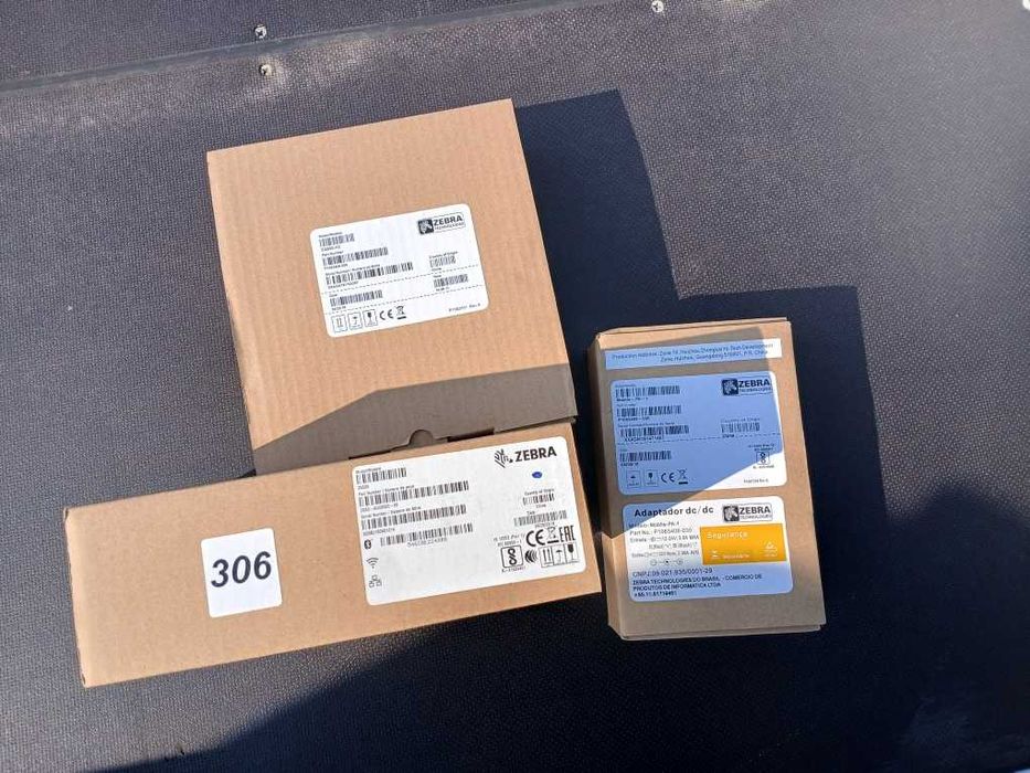 Przenośna drukarka etykiet Zebra ZQ520 nowa z ładowarką dla kurierów