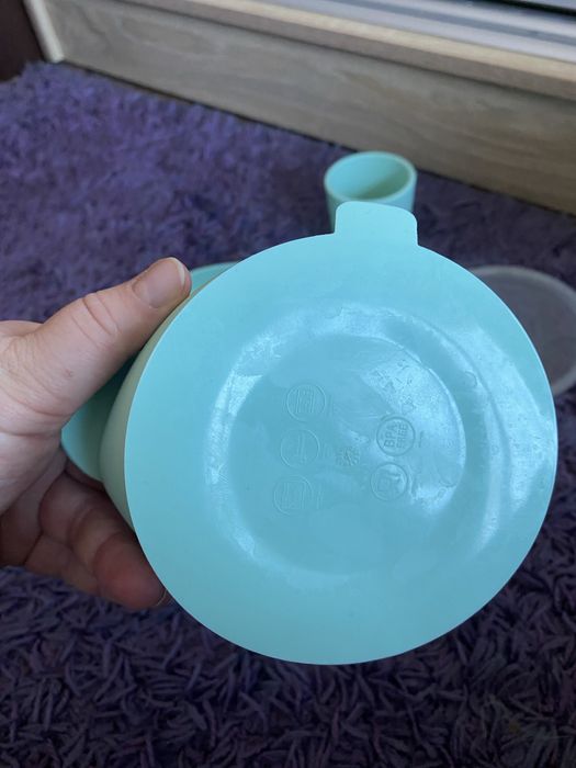 Посуд для першого прикорму немовлят, силіконовий