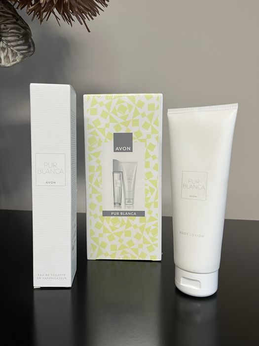 Avon Zestaw Pur Blanca oryginalne zapakowany w pudeleczku