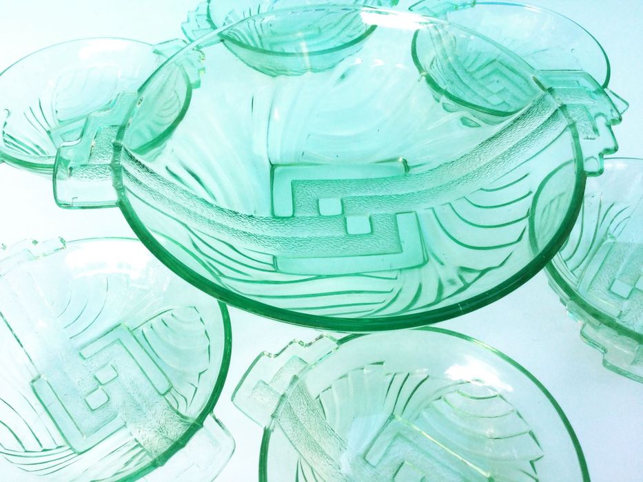 Conjunto de 7 Taças de Sobremesa Art Déco | Áustria anos 30