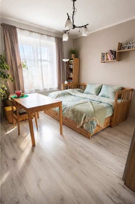 Mieszkanie 2 pokoje 35m2 - osobna kuchnia + ogrodek 70m2 +piwnica 8m2
