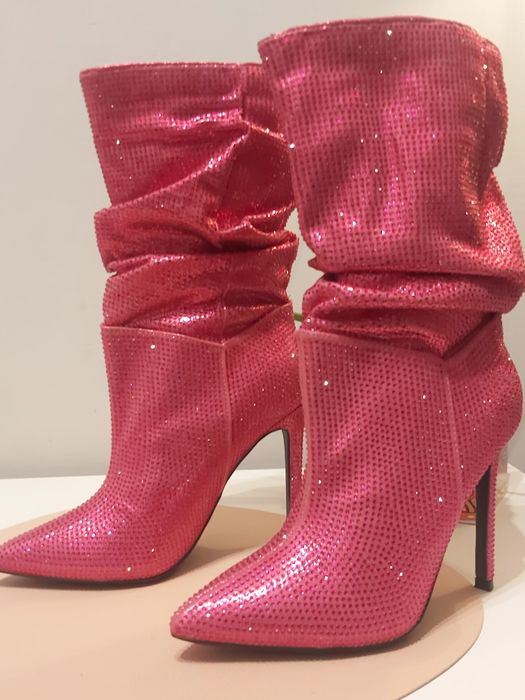 Kozaki cyrkonie glamour 38 24.5cm