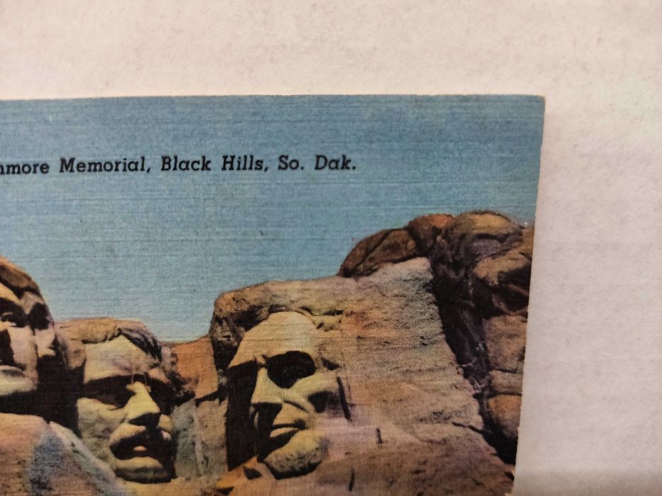 Pocztówka widokówka Mount Rushmore National Memorial