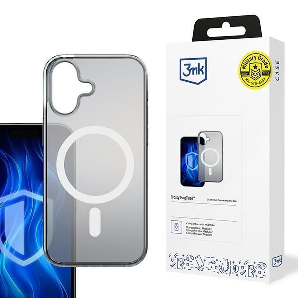 3MK Frosty MagCase iPhone 16 Plusbiały/white