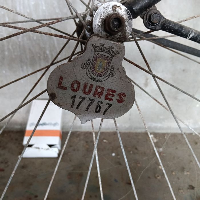 Bicicleta pasteleira antiga