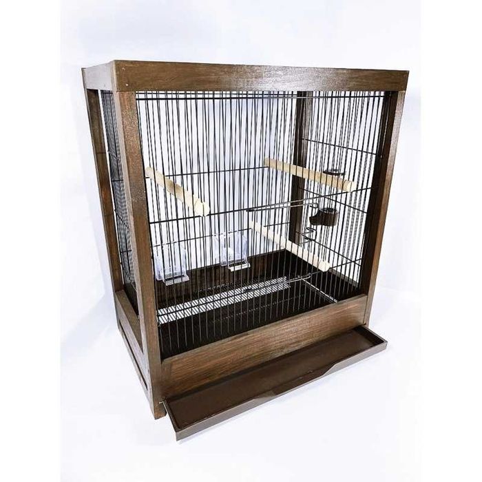Клетка для птиц деревянная в стиле "ЛОФТ". Под любой интерьер. AVRETRO