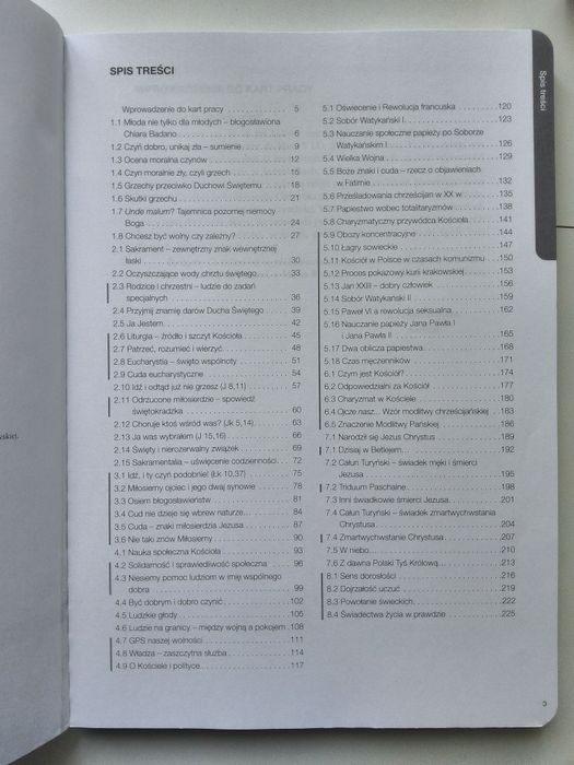 Religia. Liceum i technikum. Klasa 3. U źródeł nadziei. Karty pracy