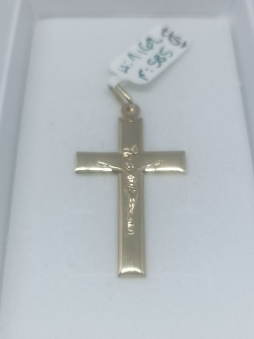Złoty wisiorek krzyżyk złoto 585