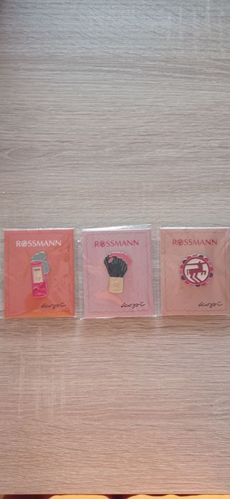 Piny Rossmann  zestaw 3 sztuki