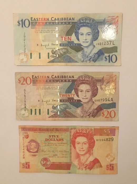 Notas antigas estrangeiras