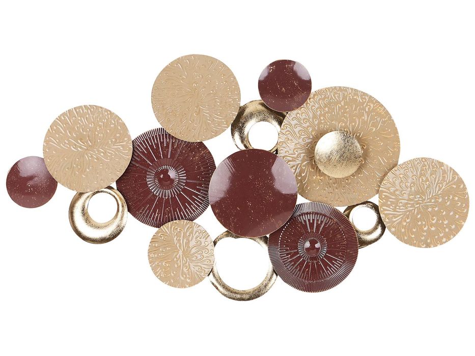 Decoração de parede BROMINE Metal 69 cm Dourado