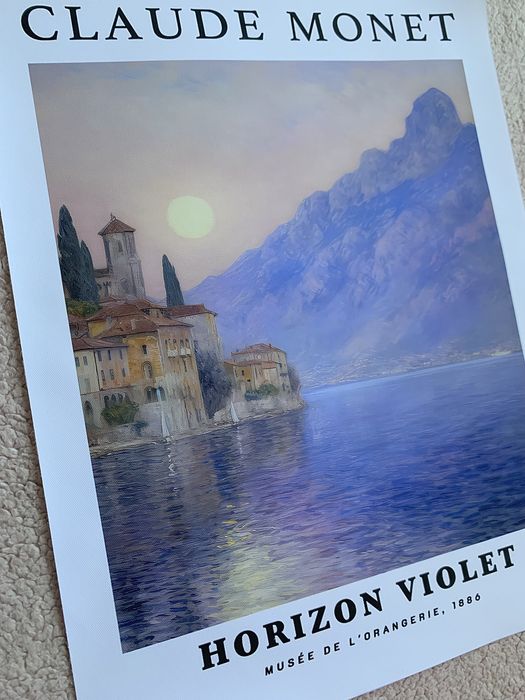Gobelin na płótnie HD/Obrazek Art/Claude Monet/Horizon Violet