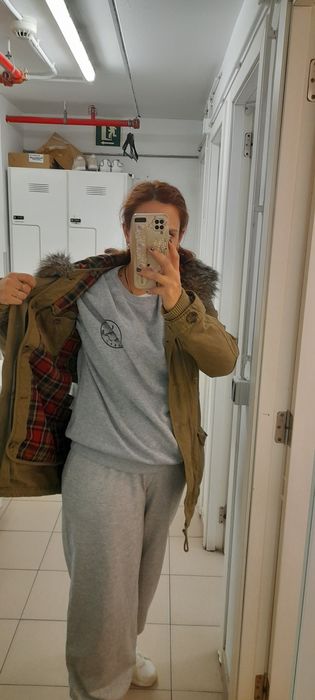 Parka Verde Esprit tam Xs