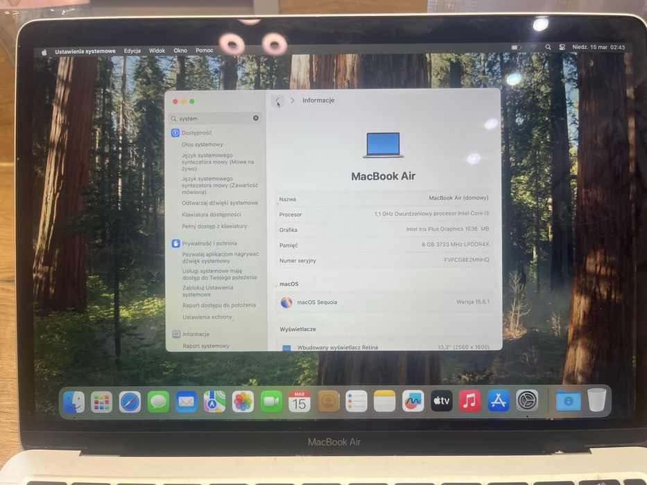 Macbook Air 13-calowy