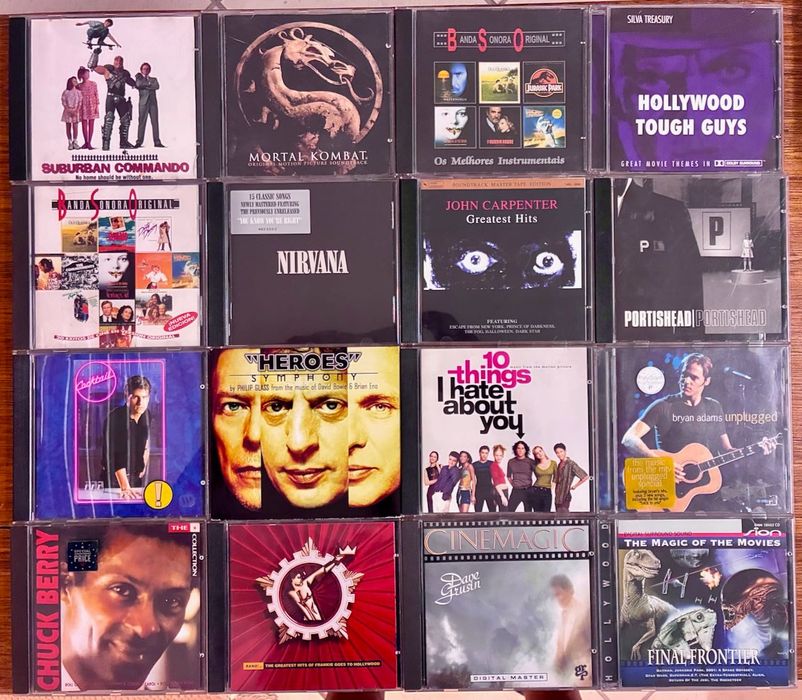 41 CDs com Bandas Sonoras e outros