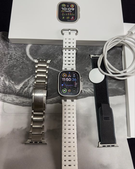 Apple Watch Ultra 2 49 mm Titânio | Garantia FNAC até 11/2027