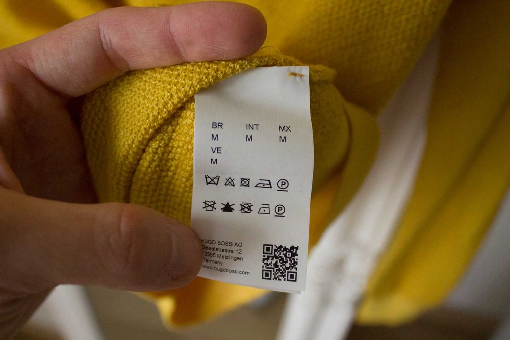 Мужской свитер Hugo Boss yellow sweater Оригинал New !