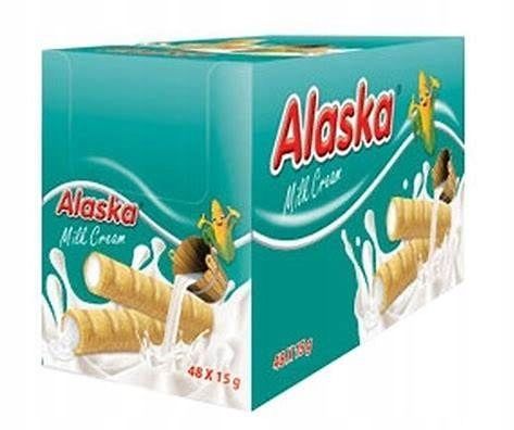 rurki kukurydziane mleczne alaska 48 szt x 18g